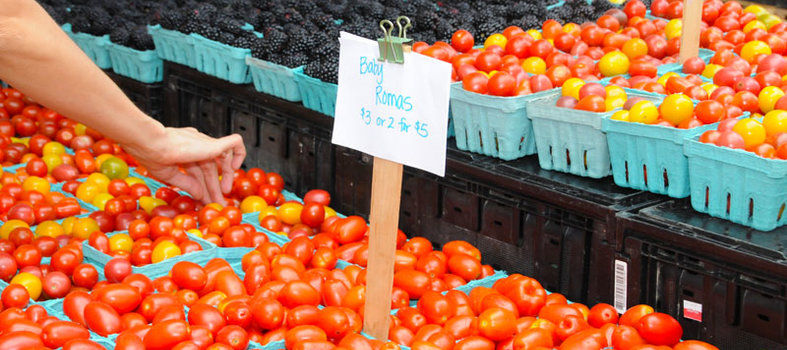 Head to the Saturday farmers’ market