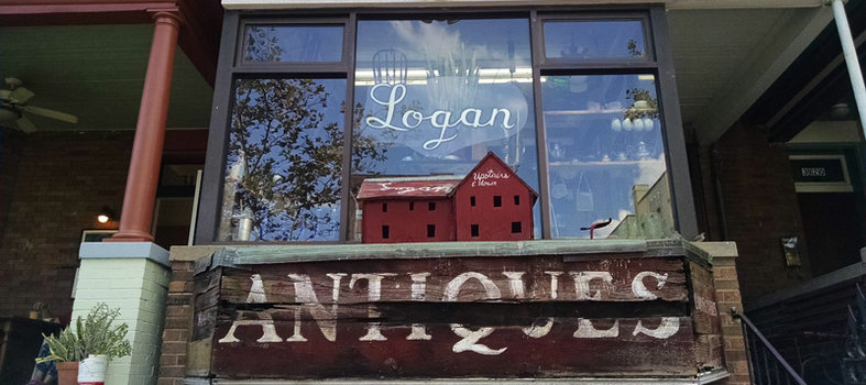 Shop for vintage treasures at Logan’s Antiques