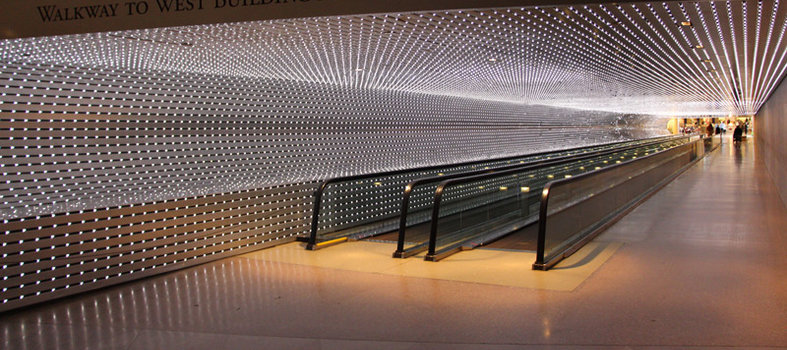 Follow #thosengalights to the West Building